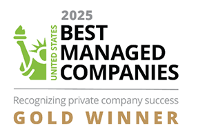 2025 US Best Managed Companies Gold badge